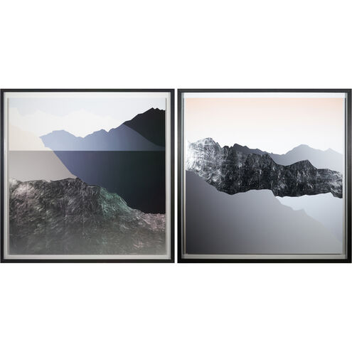 Space Odyssey Charcoal Luxe Art, Set Of 2